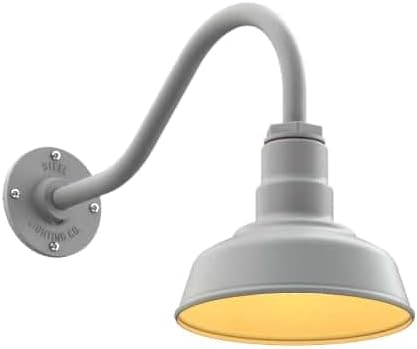 Steel Lighting Co. Hawthorne Barn Light | Outdoor Wall Mounted | 8 inch Dome | 16