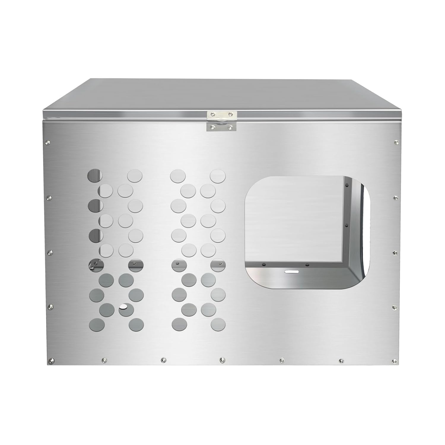 Stainless Steel Generator Box for Outside/RV/Truck/Trailer, Outdoor Generator Storage Box Enclosure (28