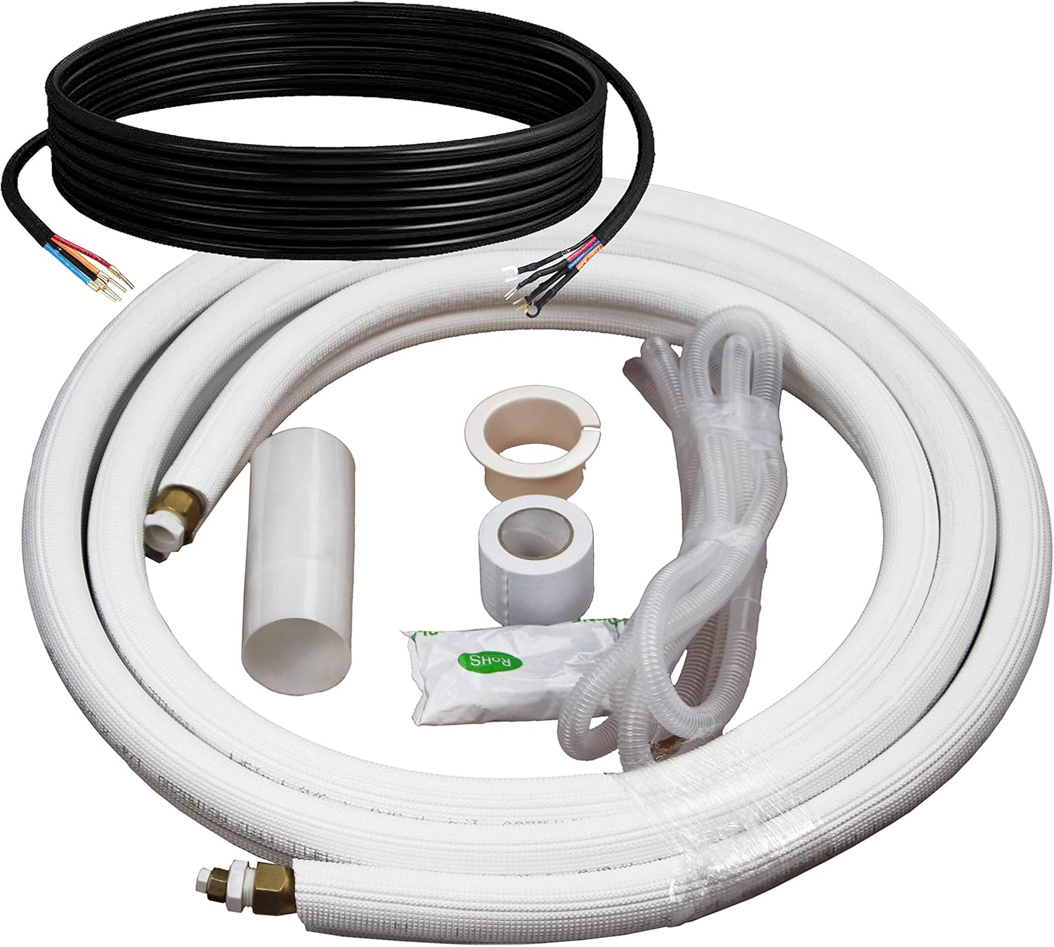 Klimaire 18,000 BTU Light Commercial Ceiling Cassette Inverter Heat Pump System with Installation Kit and Wall Mounting Bracket (208-230V)