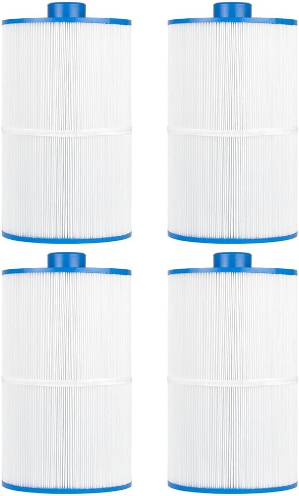 Clear Choice Pool Spa Filter 8.00 Dia x 13.00 in Cartridge Replacement for Coleman Spa 75 Baleen AK-7008, [4-Pack]