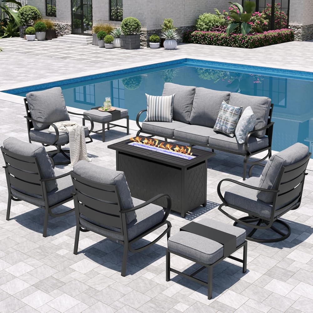 Sophia & William Patio Furniture Sets for 9 with 45
