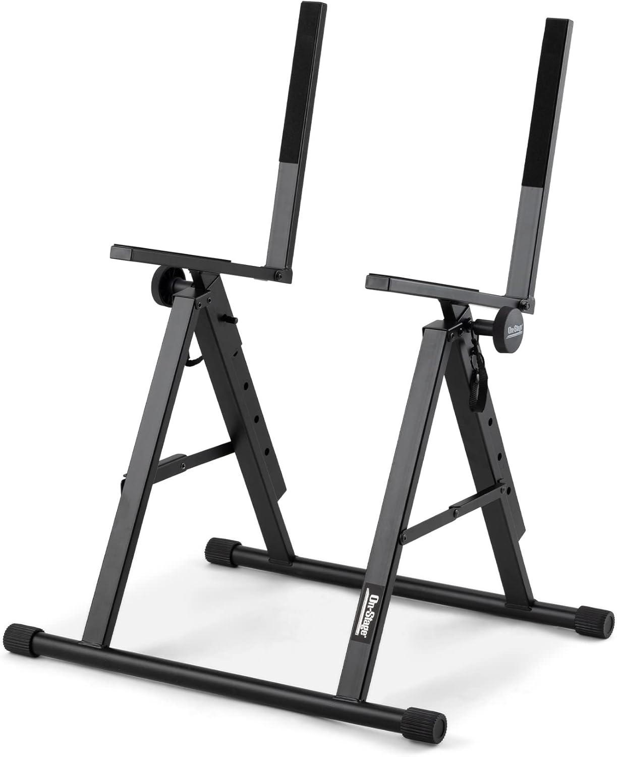 On-Stage RS7000 Tilt-Back Amp Stand, Black & Gator Frameworks Low Profile Guitar Combo Amp Stand; Fully Collapsible (GFWGTRAMP100)