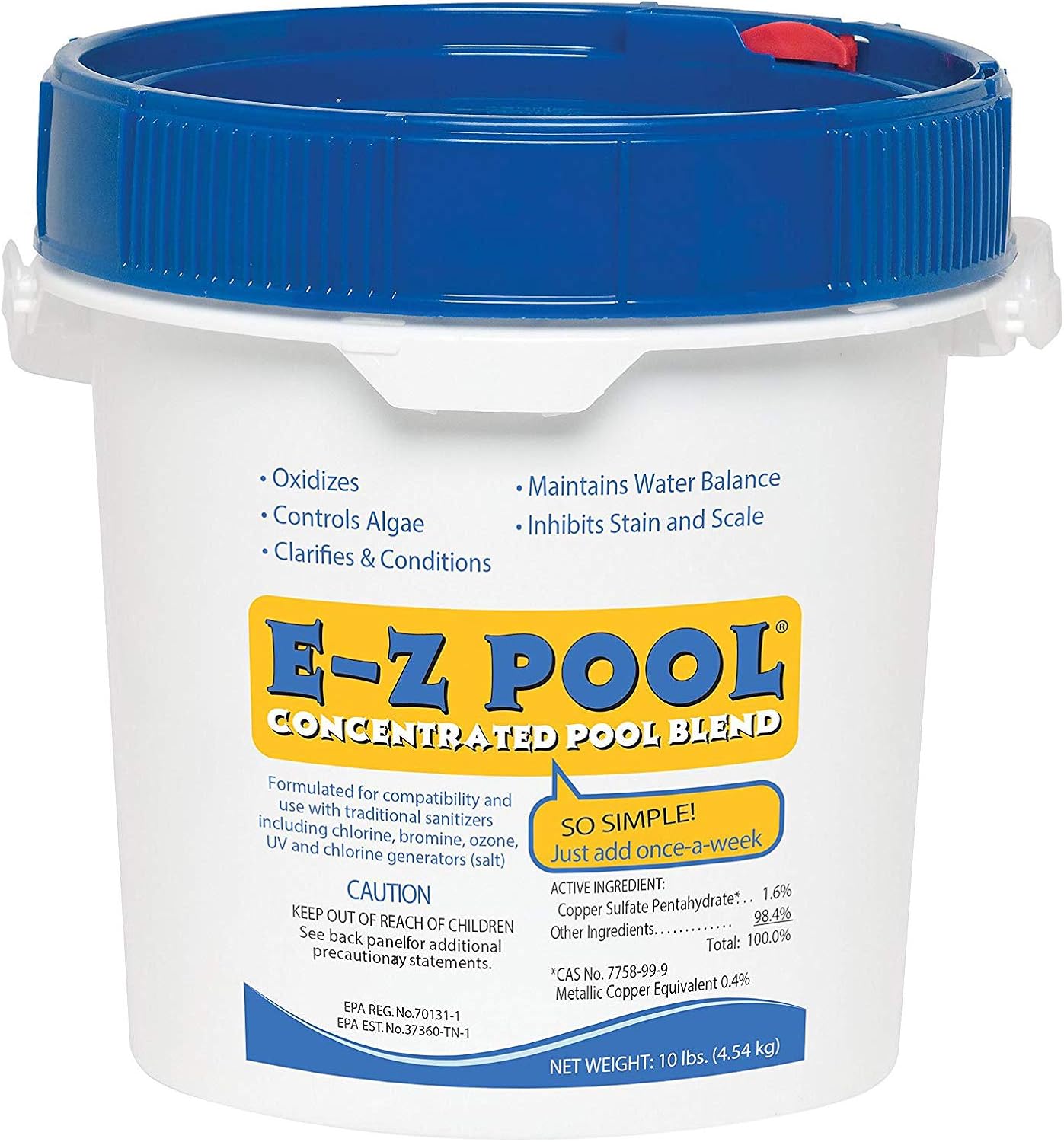 EZ Pool Concentrated Pool Blend Water Care - 10 lb.
