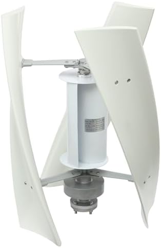 100W 24V Vertical Axis Wind Turbine Generator - 3-Blade Design, Copper Wire, Permanent Magnet, Eco-Friendly Renewable Energy Solution for Efficient Power Generation