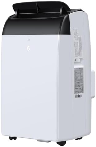 12000 BTU Portable Air Conditioner, 3-In-1 Cooling, Fan, Dehumidifier, 51DB Quiet, 24H Timer, Remote Control, 550 Sq.Ft Coverage, Room Air Conditioning for Home/Office