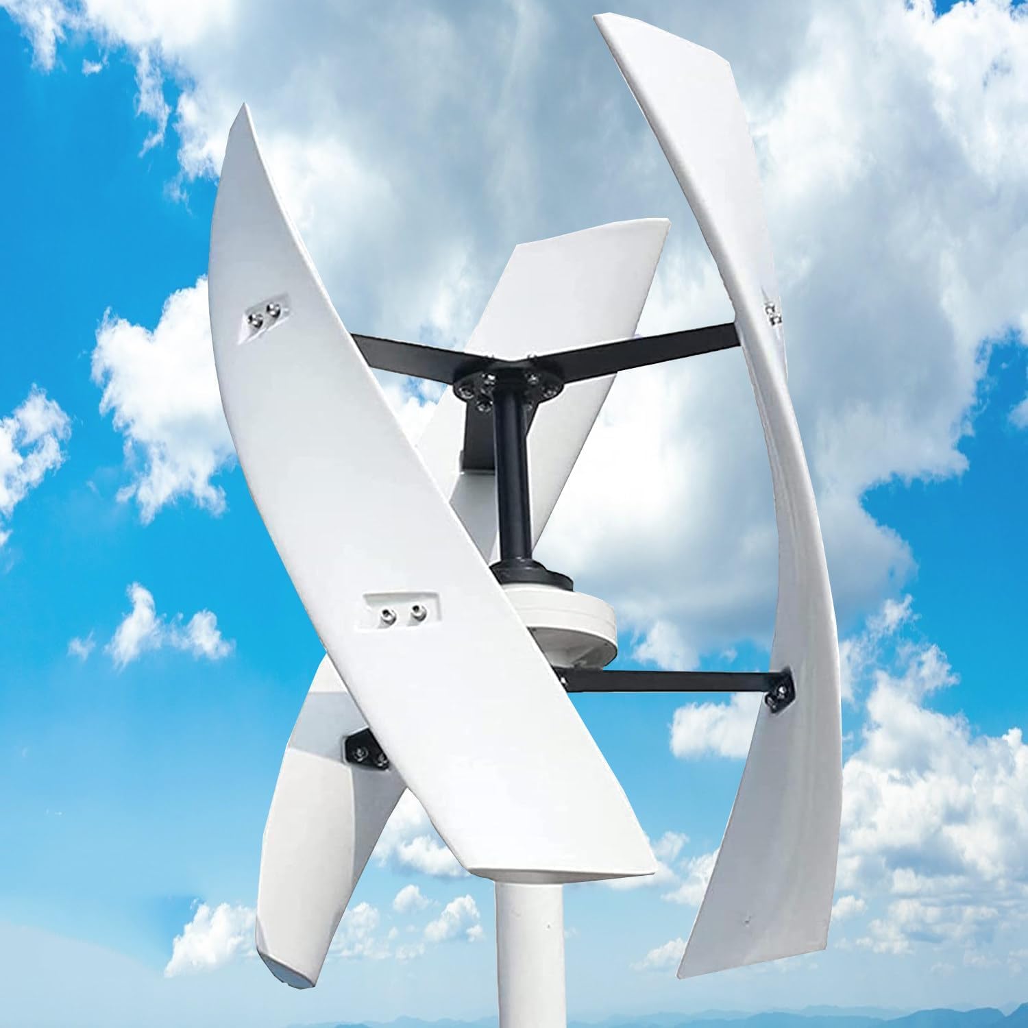 9000W Vertical Wind Turbine Generator Kit - 48V Wind Mill for Home, Business & Industrial Energy - Complete Renewable Energy System with Efficient Controller for Power Supply