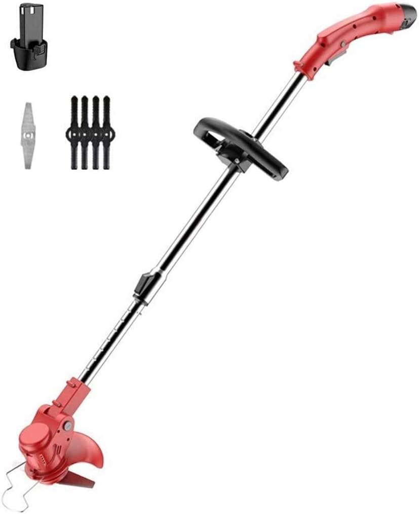 Cordless Grass Strimmer Rotary Mowers Portable Cordless String Trimmer Household Rechargeable Lawn Mower, Garden Electric Lawn Mower,