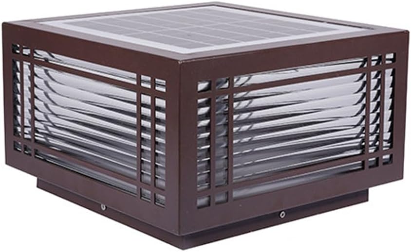 Solar Post Lights Outdoor Garden Modern Post Cap Light LED Waterproof Villa Fence Stigma Lamps Courtyard Decoration Column Lamp Lantern Gate Bollard Pillar Light for Patio Porch Railing