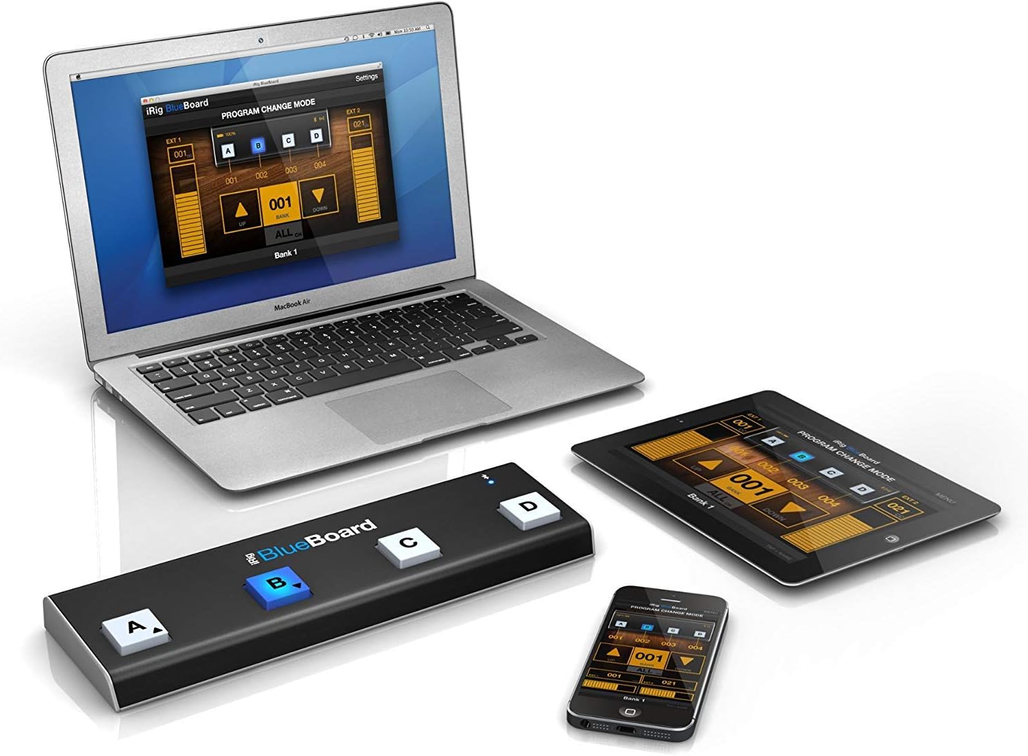 IK Multimedia iRig Blueboard Wireless Floor Controller for iOS and Mac