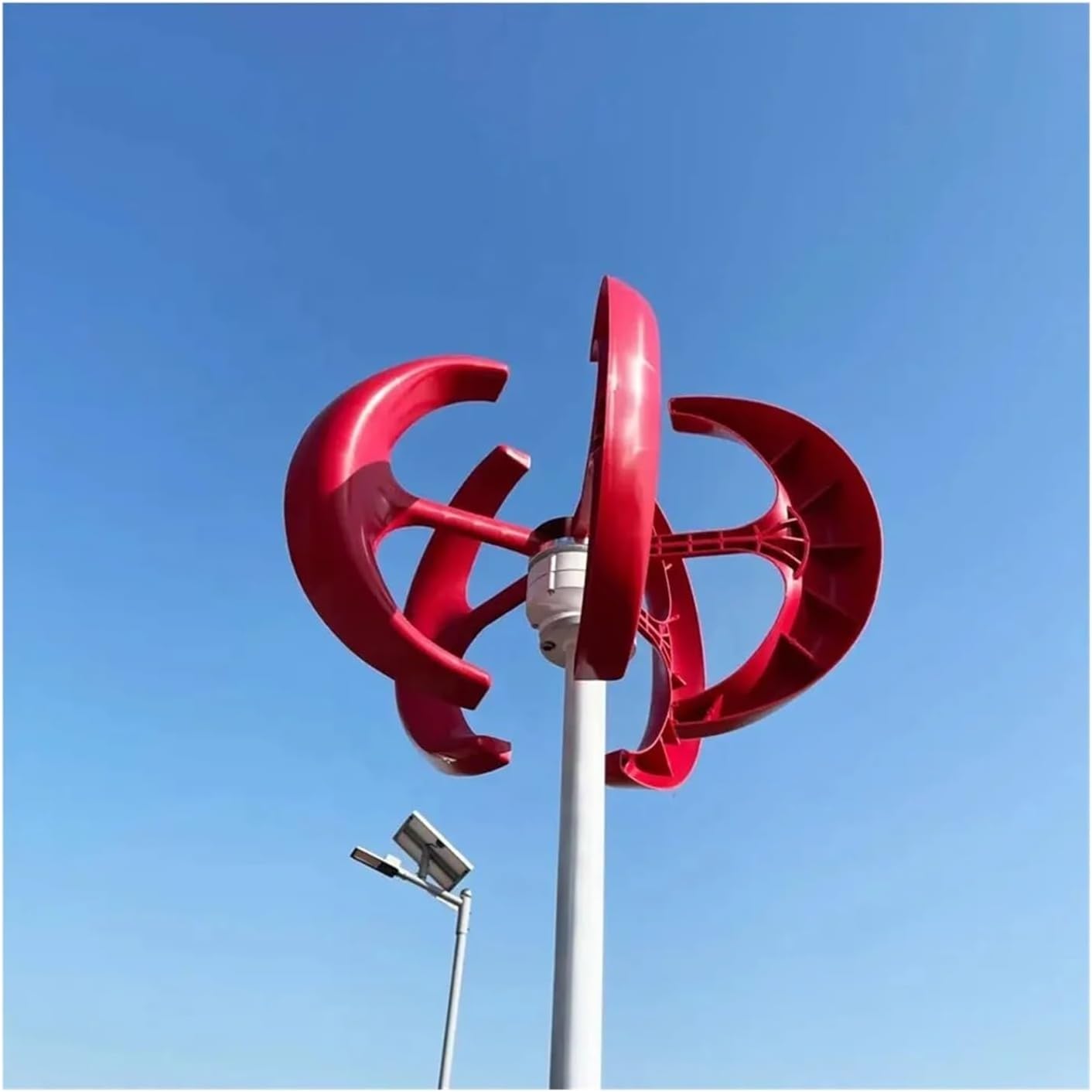 Wind Generator, 500W Wind s Generator 5 Blades DC12V 24V Vertical Axis Electromagnetic Electricity,for Home, Farm, RVs, Boats(24V,500W)