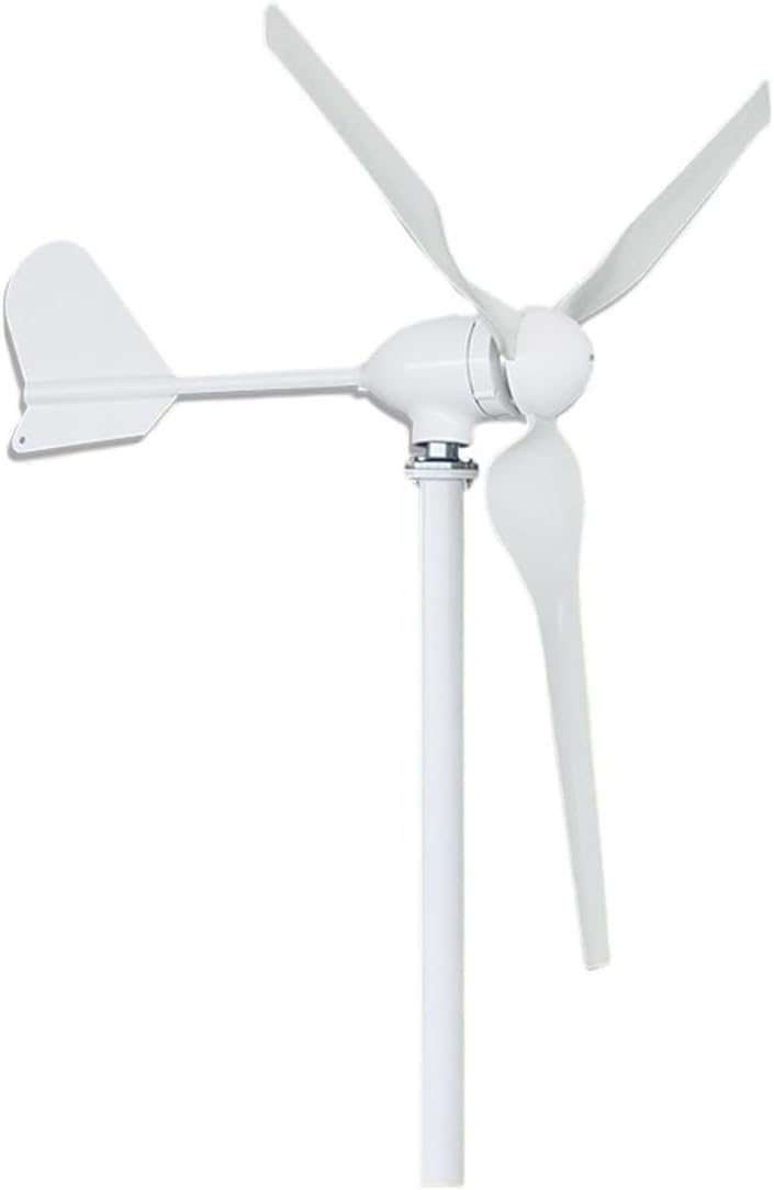 Wind Turbine Generator Kit, Energy Horizontal Wind Generator 1200W Turbine 12v 24V 48V Low Noise Medium Windmill Household Small for Hybrid Solar Wind System(48v)