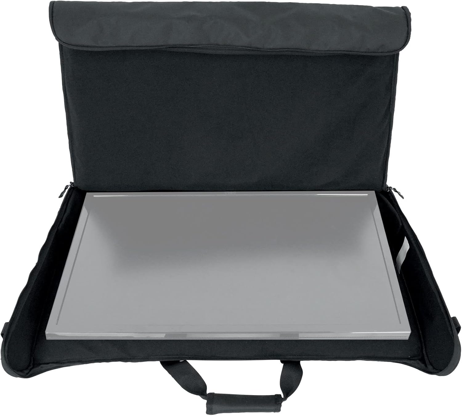 Rockville TVB2732-1 Padded LCD TV Screen Travel Gig Bag, Fits 27-32 Inch Monitors, Water-Resistant Nylon, Adjustable Straps, Accessory Pockets, for Musicians and AV Professionals