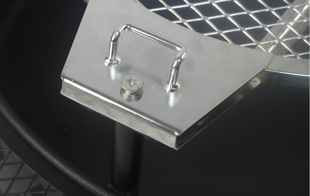 39 inch fire Pit, Outdoor Wood Burning Barbecue Pit Bowl, Steel Round Table for Picnic on Backyard Campfire Patio