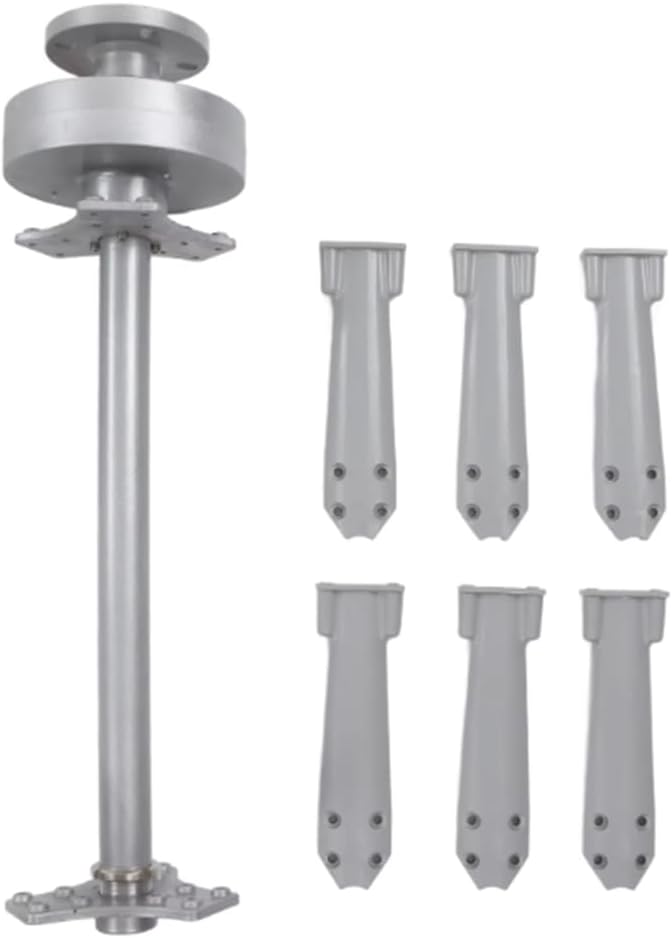 3000W Wind Turbine Generator Kit, 12V 24V 48V 220V 3 Blade Vertical And Noiseless Wind Power Generator Kit for Home, Monitoring, Street Lighting,24v