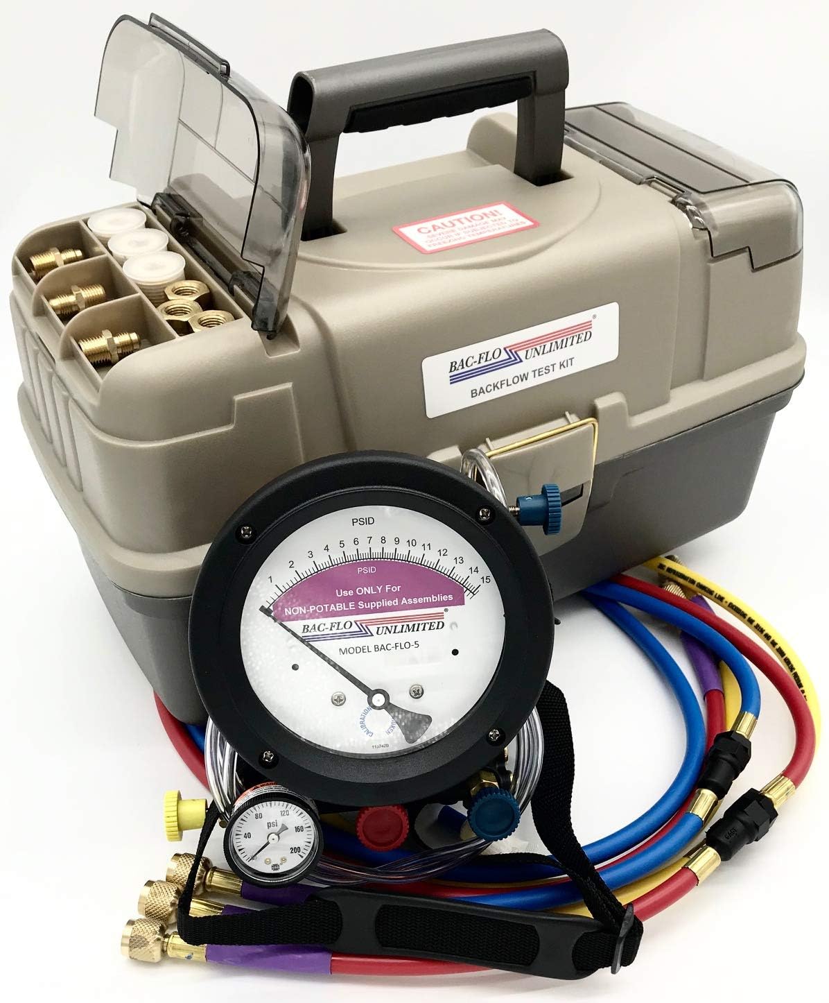 BAC-FLO-5®-NP Non-Potable Backflow Test Kit