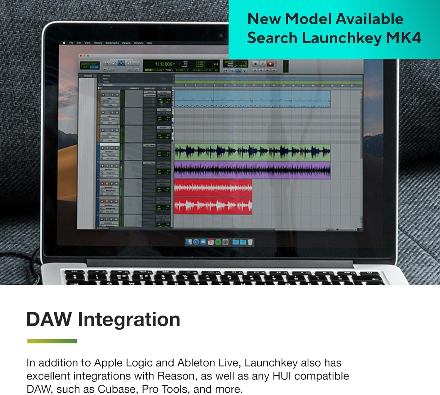 Novation Launchkey 37 [MK3] MIDI Keyboard Controller - Seamless Ableton Live Integration. Chord Mode, Scale Mode, and Arpeggiator — All the software you need for Music Production