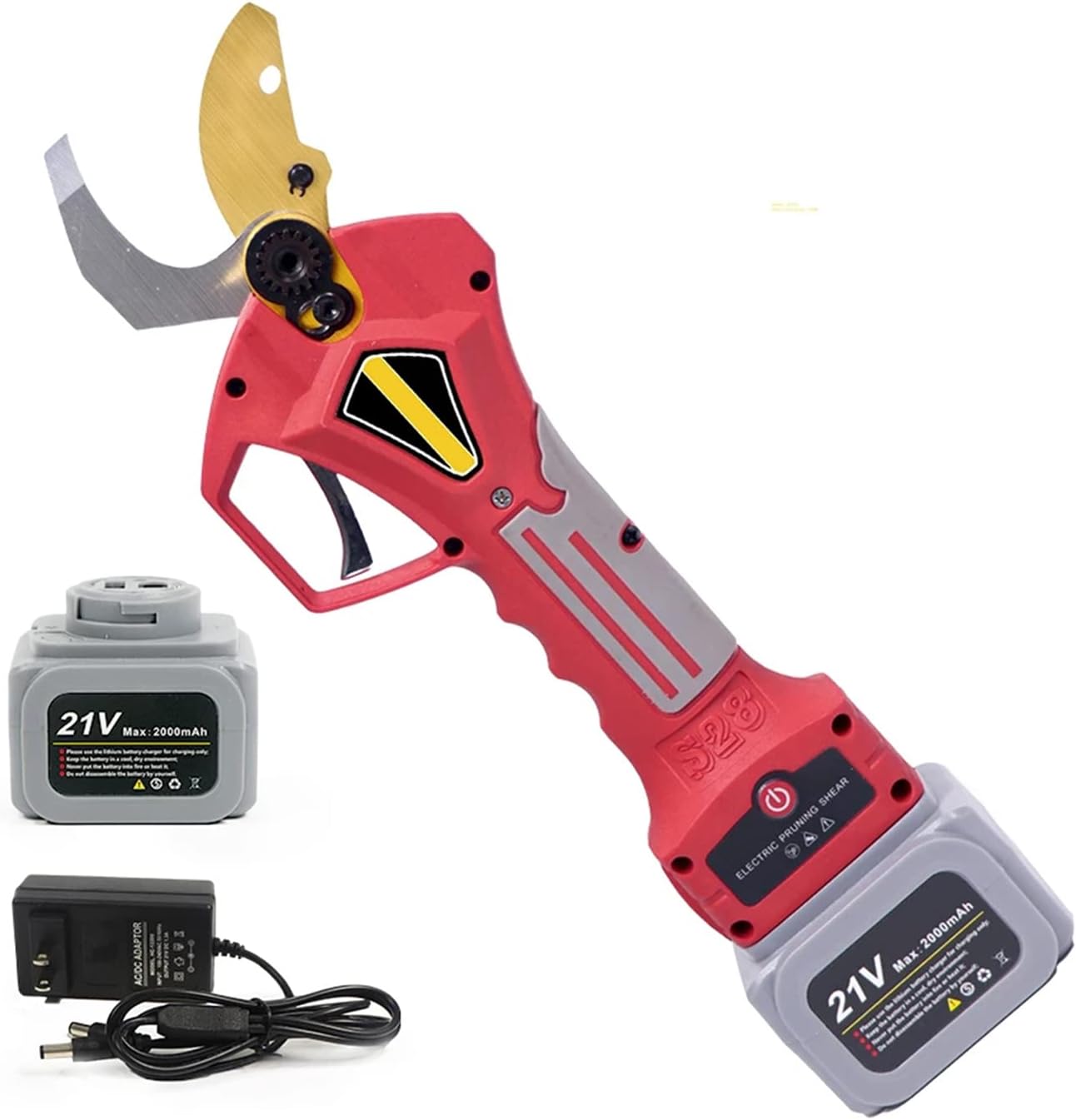 21V Professional Battery Electric Pruning, Garden Shears of Trees Bonsai Scissors to Pruning, Battery Pruner Secateur