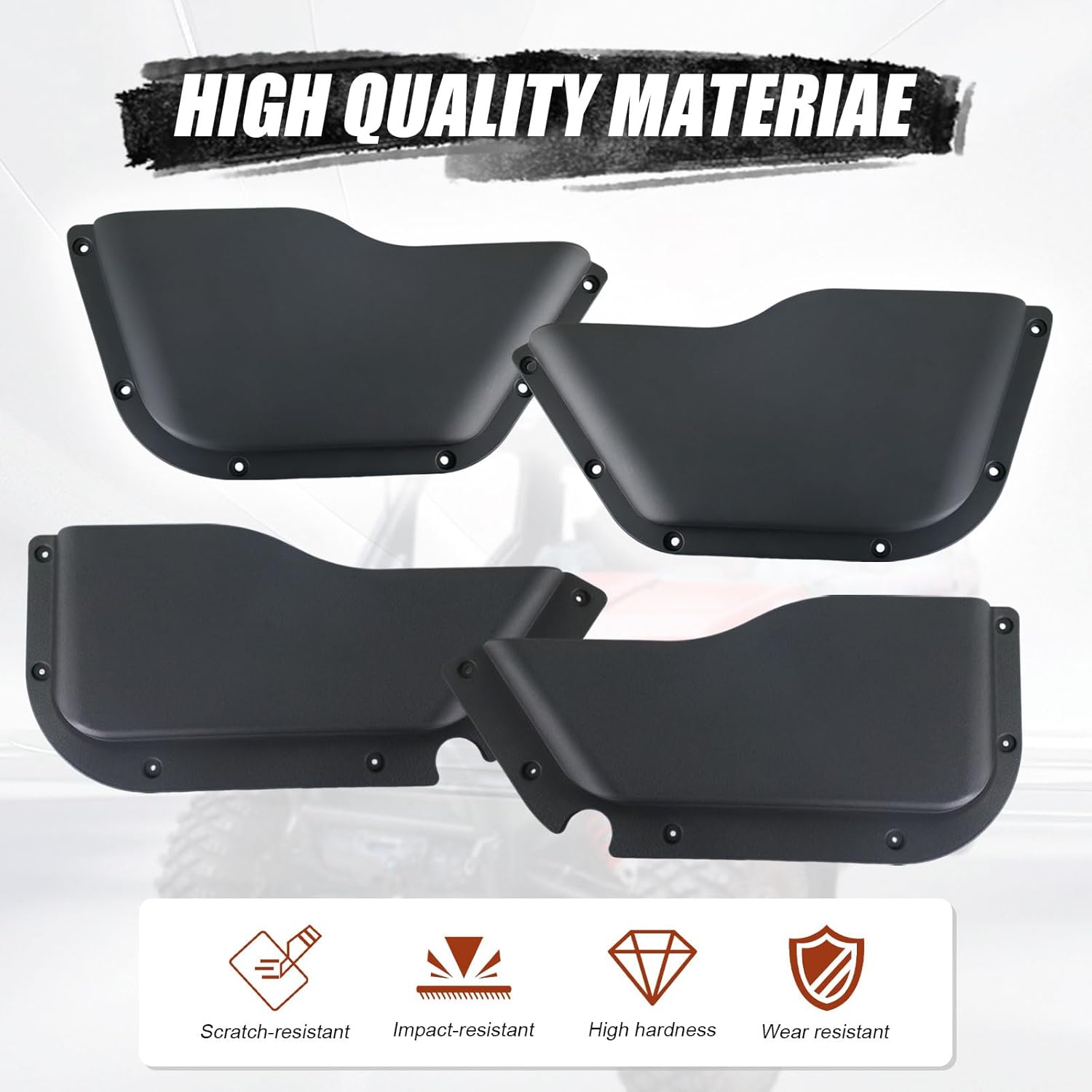 Interior Door Pockets for Polaris Xpedition XP 5/ADV 5 NorthStar 2024 2025+ Accessories, Front & Rear Interior Door Inside Storage Box Cup Holder(4PCS)