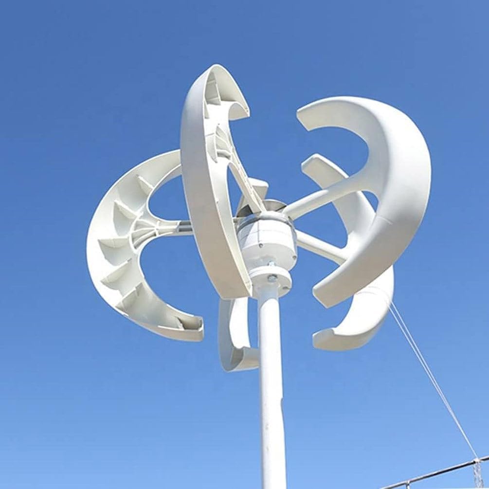 Vertical Wind Turbine Generator Kit 400W-1200W for Home Use, 12V/24V Motor, Mini Windmill Energy Solution, Efficient Small Wind Generator for Renewable Power