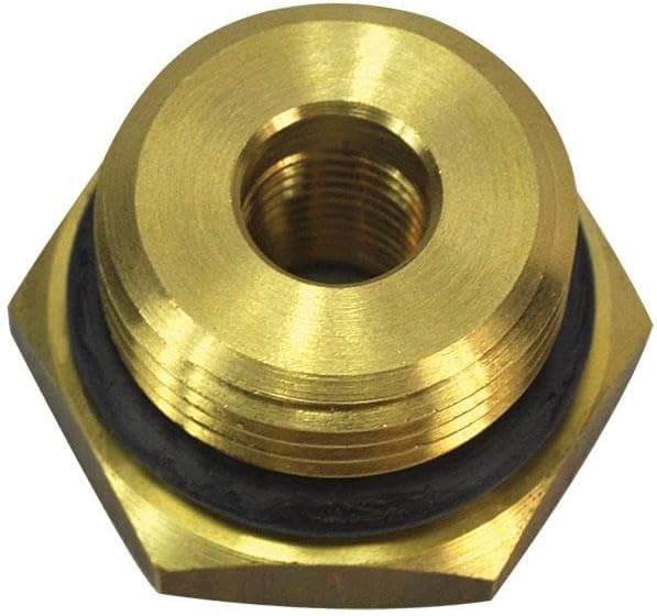 Badger Fire Extinguisher Hydrotest Adapter – HTA43 / HTA-Badger – Pressure-Test Coupler for Dry-Chemical & Wet/Clean-Agent Cylinders (1 Pack)