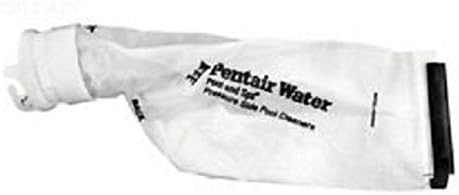 White and Black Letro Fine Mesh Bag Side Pool Cleaner