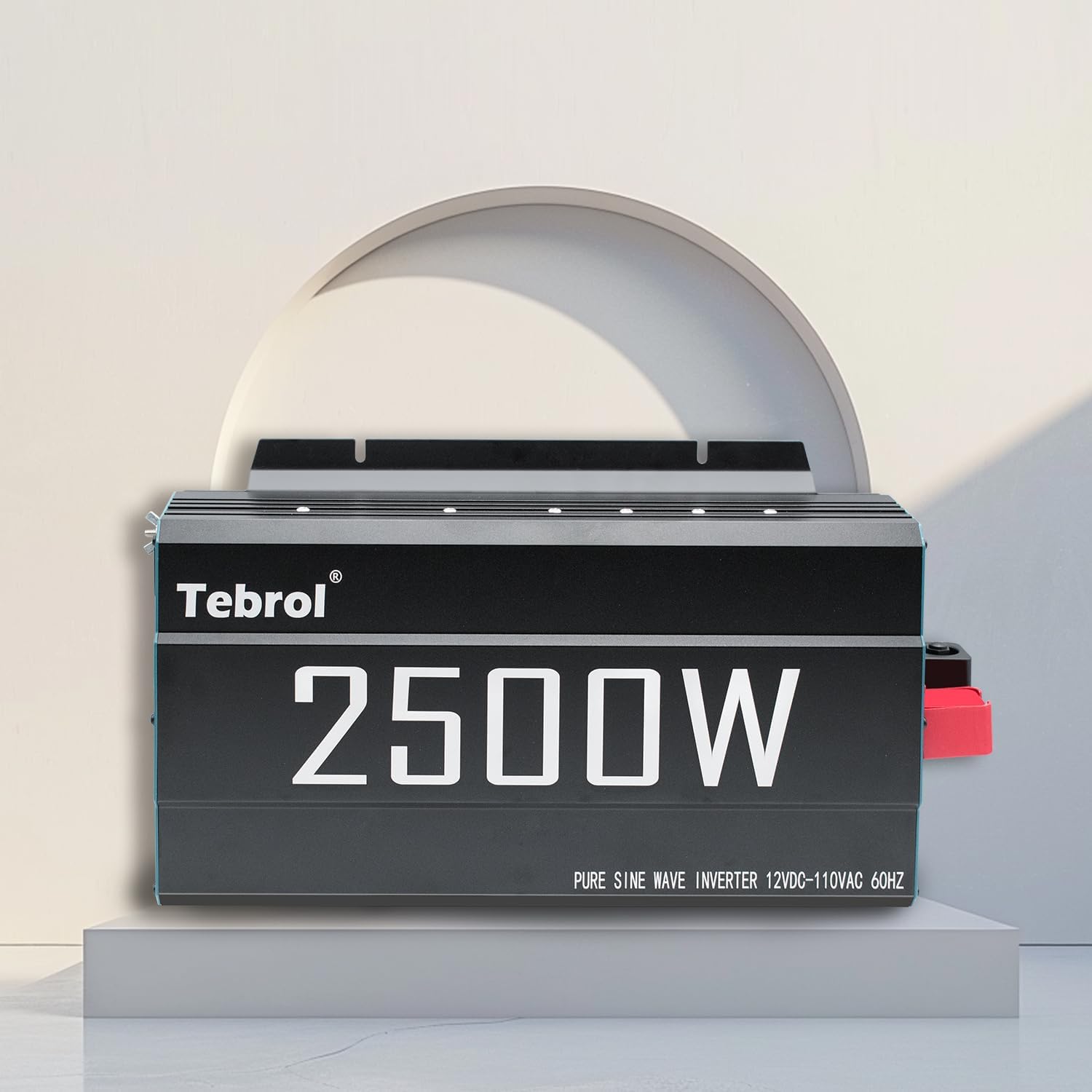 2500W Pure Sine Wave Inverter 12V DC to 110V AC Converter for Home, RV, Truck, Off-Grid Solar Power Inverter with Built-in 5V/2.1A USB, AC Hardwire Port, Remote Controller