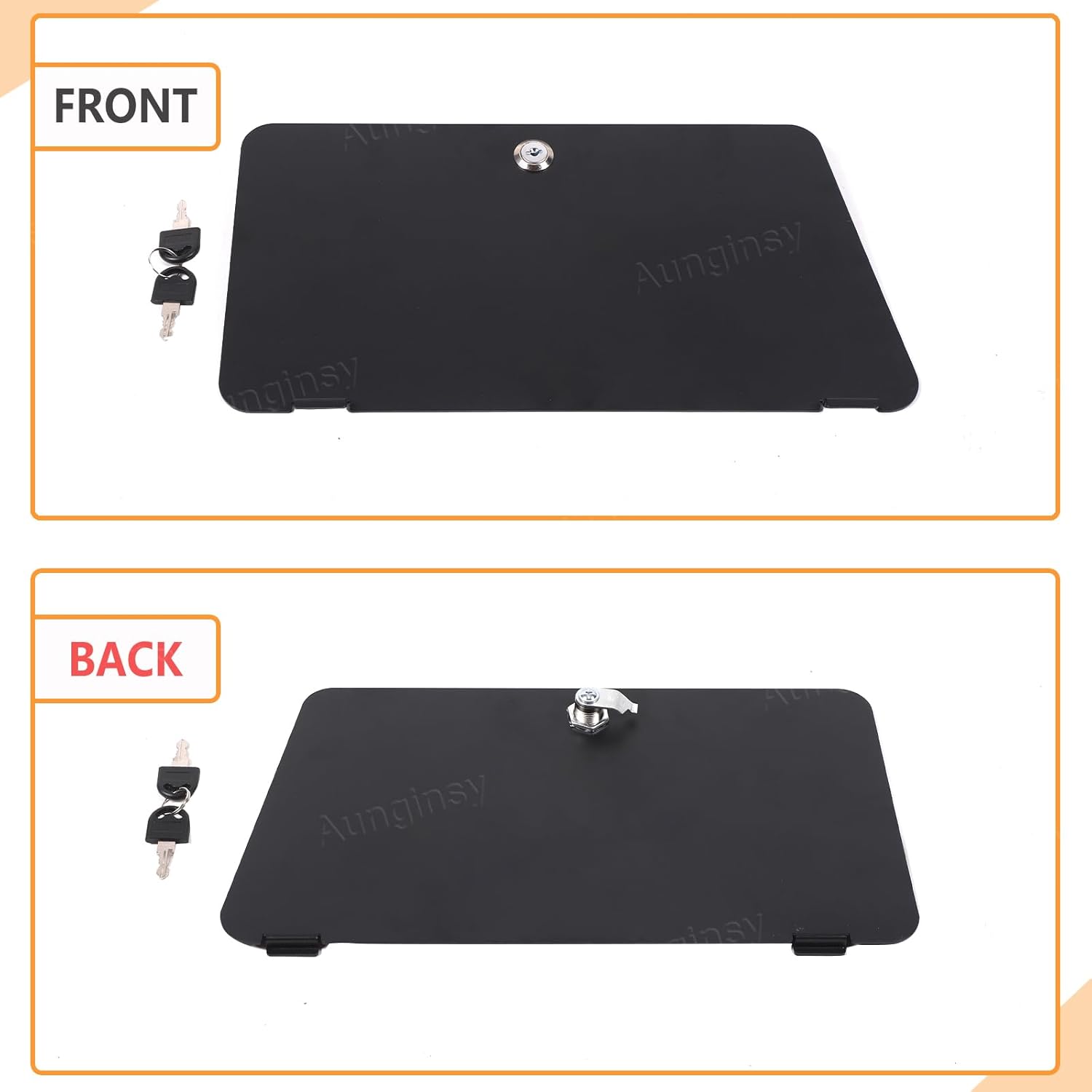 Aunginsy Trunk Storage Safe Box Panel Compatible with Toyota FJ Cruiser 2007-2021 Trunk Security Lockbox Cover Trunk Left Side Inserts Hidden Storage Box Lockbox Panel Cover with 2 Keys Accessories