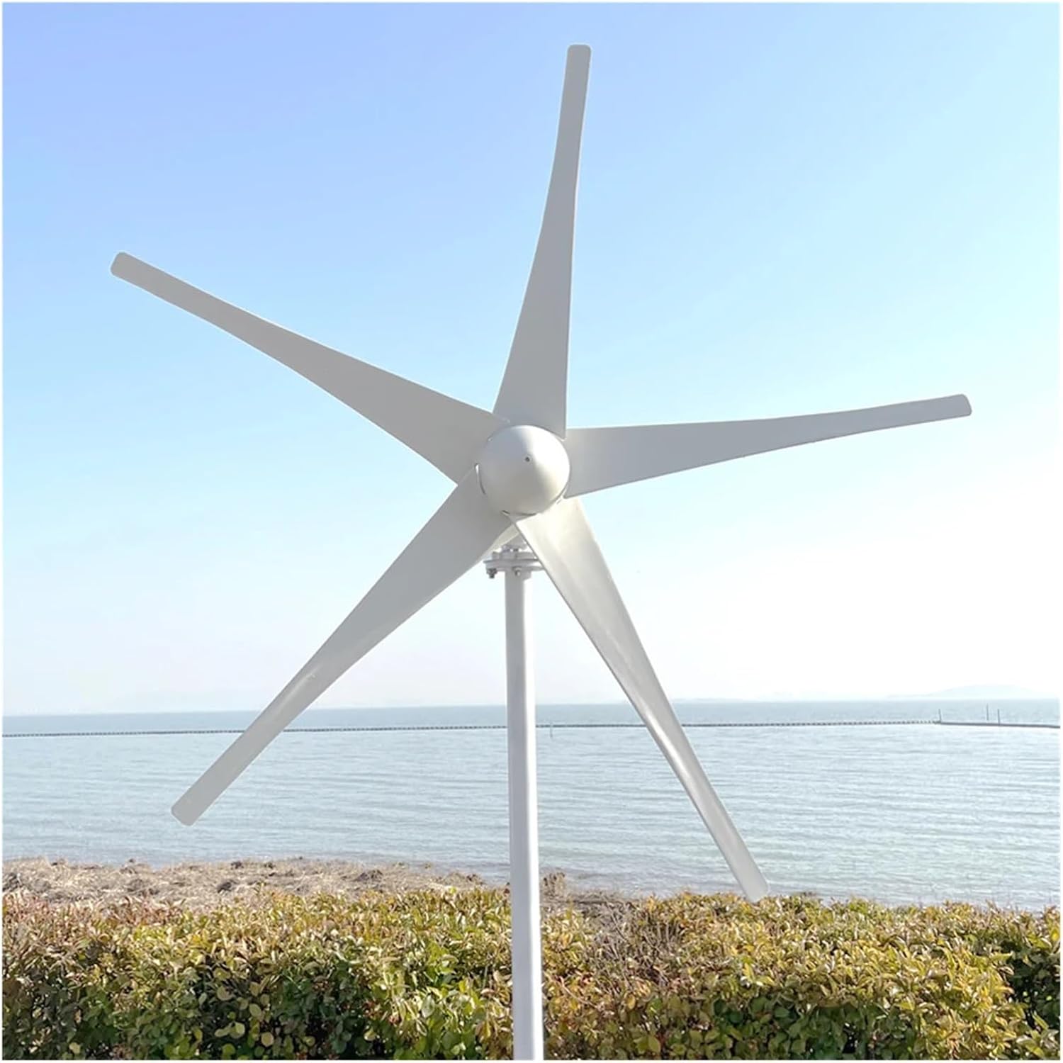 Wind Turbines, 15KW Horizontal Wind Turbine Generator for Home Farm 15000W 12V 24V 48V Free Energy Small Wind Generators Windmill(5B,12V_15KW)