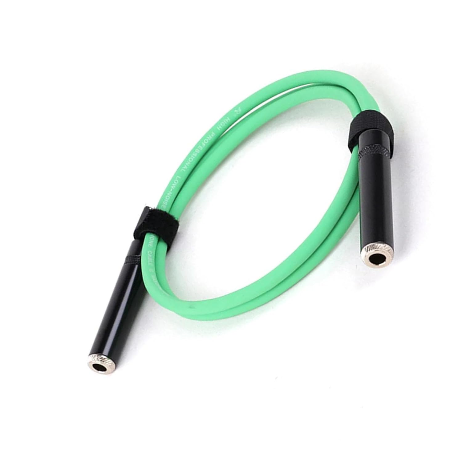 Guitar Audio Cable 1/4 Female to 1/4 Female Coupler,6.35mm Adapter Connector Extend 6.5 Stereo Cable Cord for Guitar Speaker Amplifier(Green,10m)