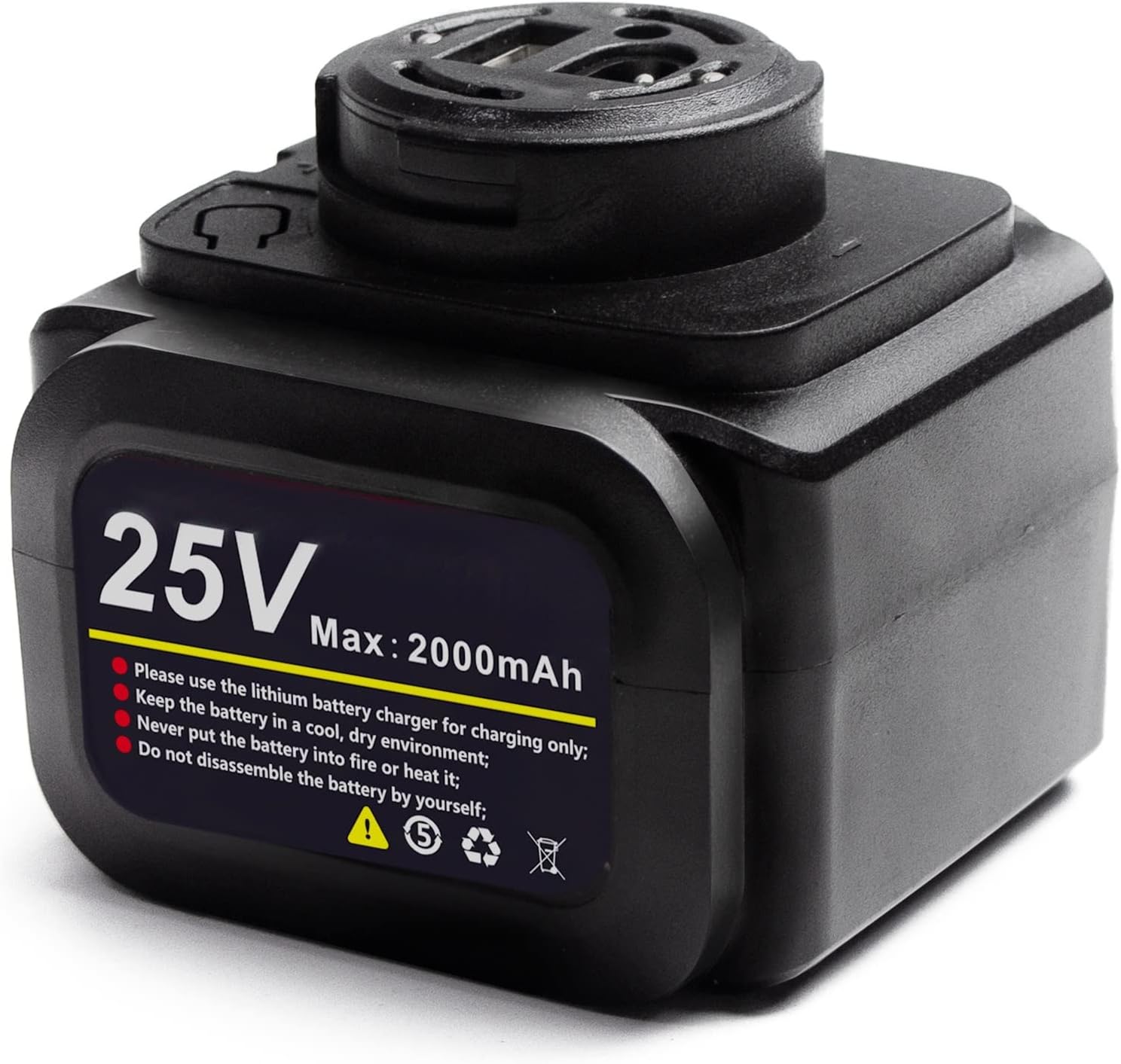 Electric Pruning Shears, Cordless Electric Pruner Battery 40mm 25V Pruning Shear with Reach Extension Pole 5 Inch Electric Chain Saw Garden Tools