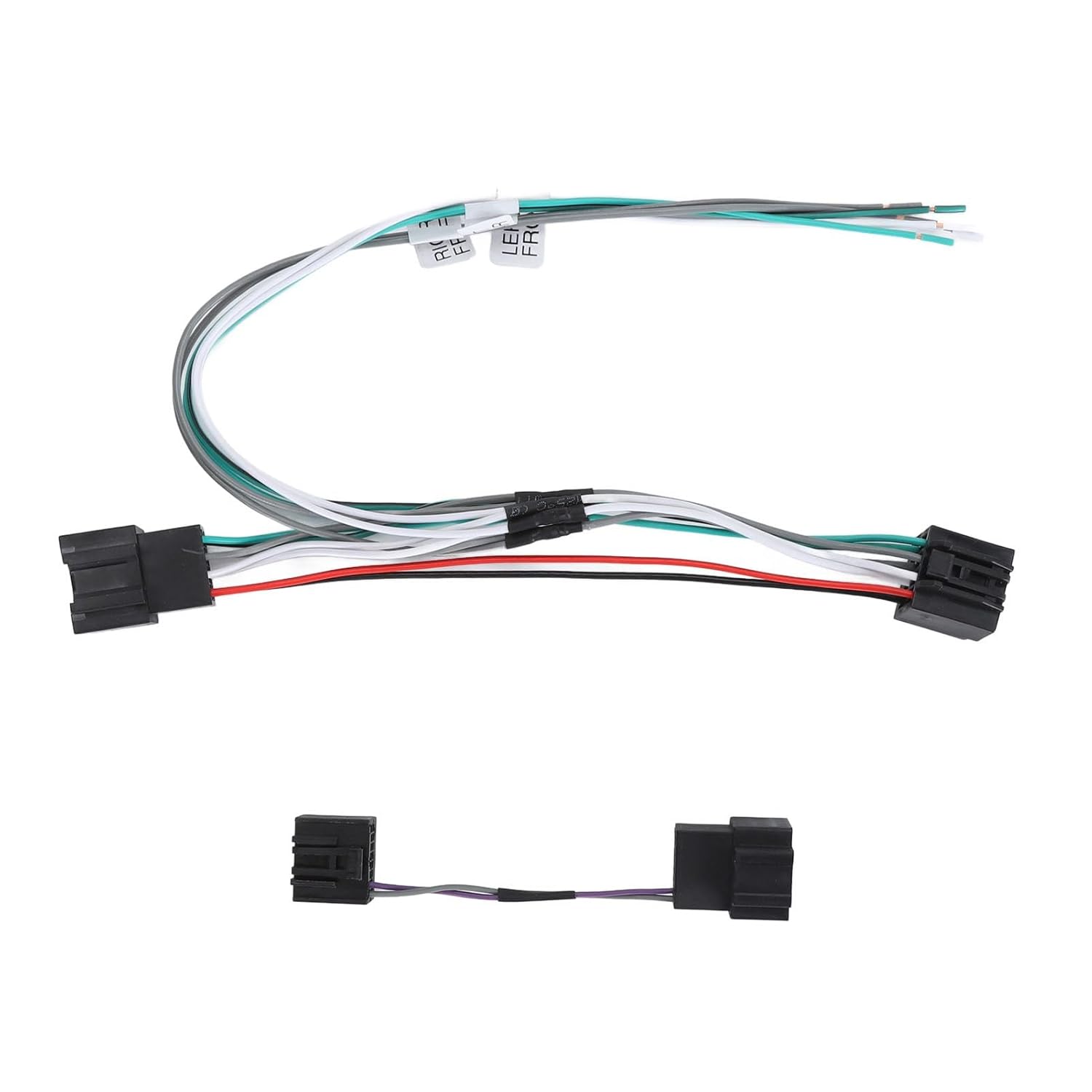 Amplifier Harness, 2PCS Amp Adapter Wiring Harness Compatible with C7 2014-2019, Car Stereo Amp Connector Cable