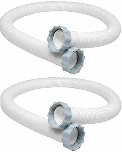 1 and Half inch Diameter Accessory Pool Pump Replacement Hose Set of 2, Supplied by LITYPEND and Shipped from the USA.