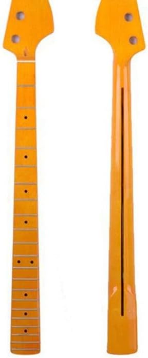 21 Frets Electric Bass Guitar Neck Maple Fingerboard Guitar Accessories Parts Glossy Musical Instruments