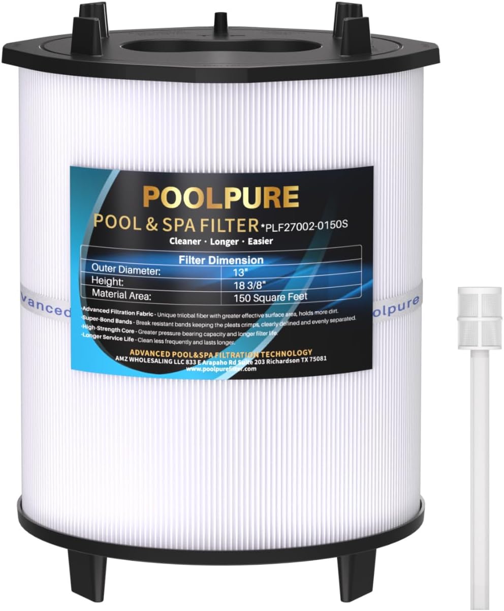 27002-0150S Pool Filter Cartridges Compatible with pentair sta-rite 27002-0150S, System 2 Modular Media Pool and PLM150 D.E. Filter with 24800-0121 Air Bleed Assembly