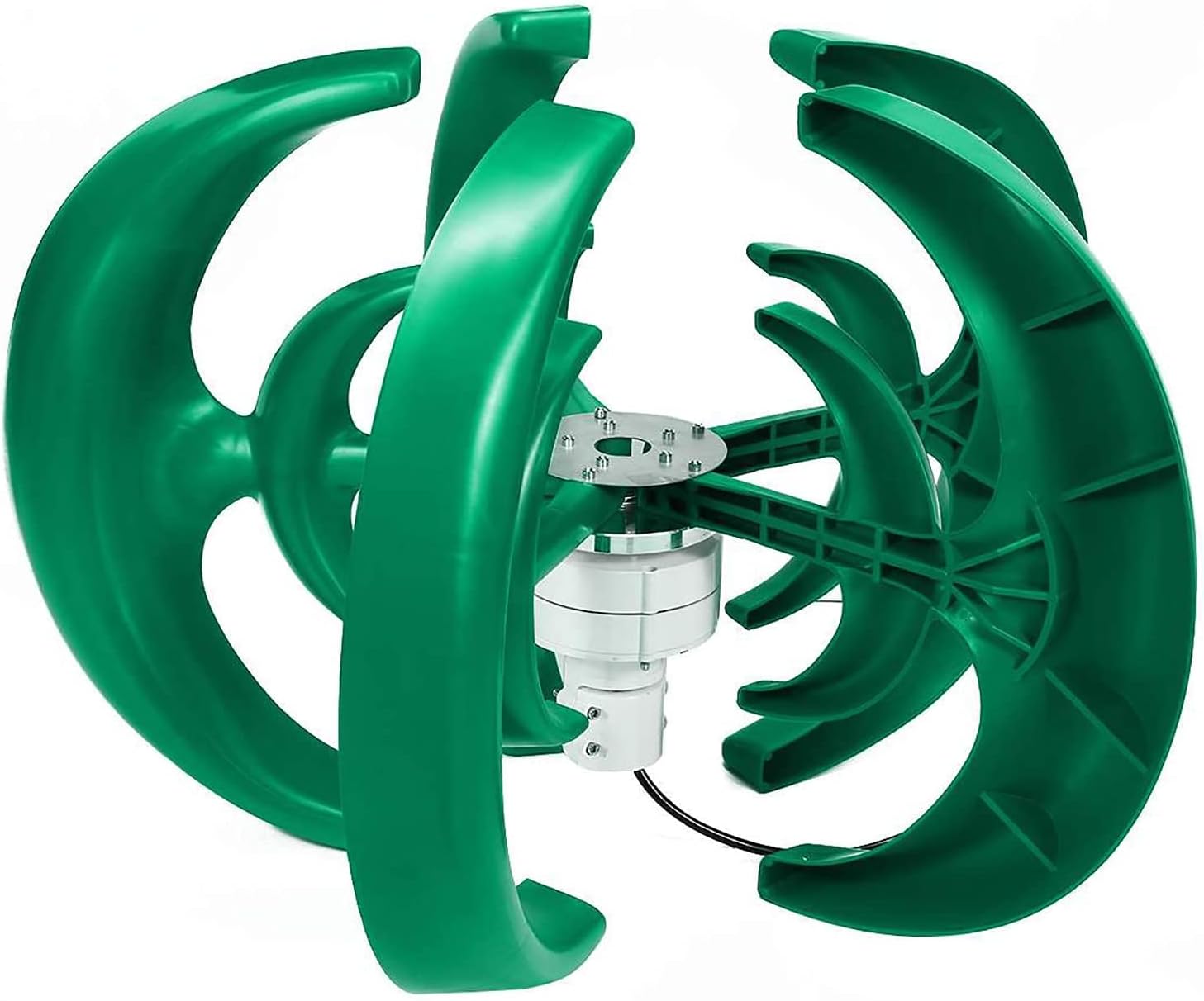 4000W Vertical Axis Wind Turbines Generator Lantern Motor Kit Windmill Energy Charge Turbines for Home Camping 5 Blades