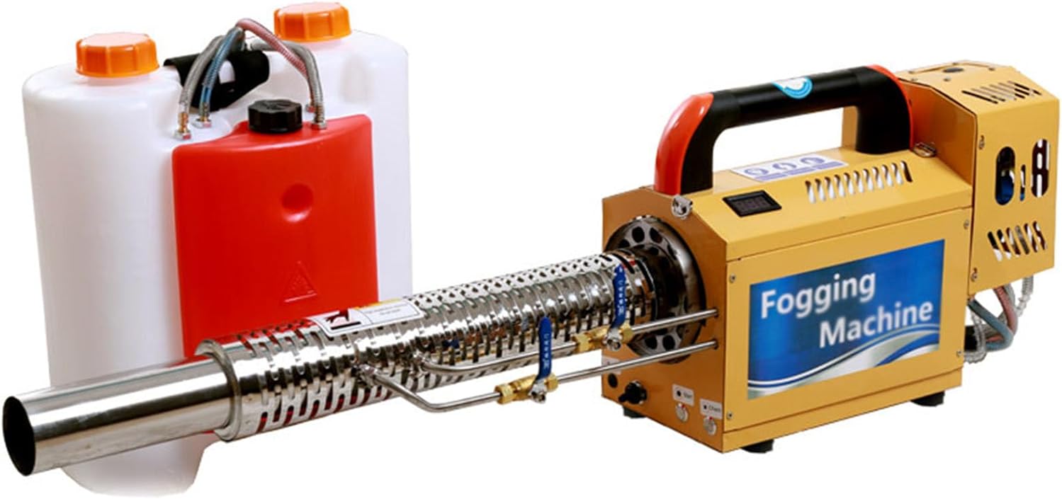 15L Professional UlV Fogging Machine,Thermal Fogger,Nebulizer for Farmland Garden,Pulse-Jet Thermal Fogger,for Indoor and Outdoor Disinfection,Use Gasoline 350