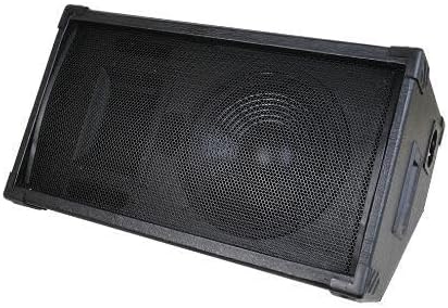10'' PA/DJ Floor Monitor Speaker 220W, 50Hz-20KHz, 8 Ohm, Heavy Duty Black Steel Frame woofer
