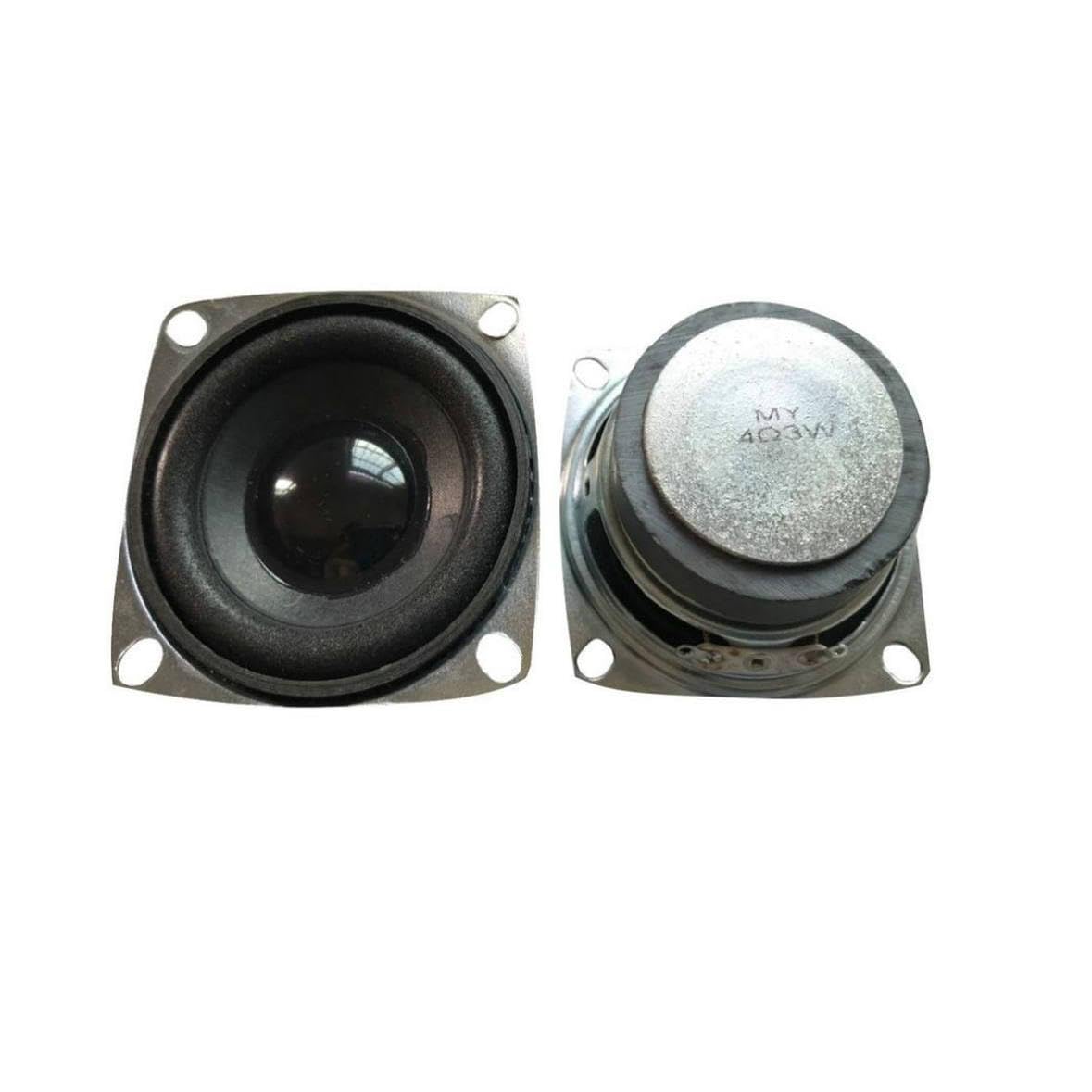2-inch 52mm Speakers 4 ohm 3W PU Basin Black Convex Cap Horn Loudspeaker