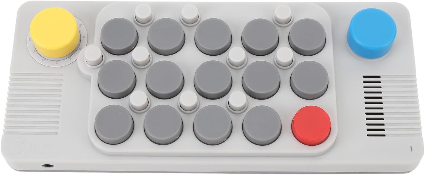 Pocket Music Keyboard, Electronic Music Keyboard with 3.5mm Headphone Jack, MIDI Keyboard Support C3-C8 All Tunes Adjustable, 20 Popular Instruments, for Kids Beginners