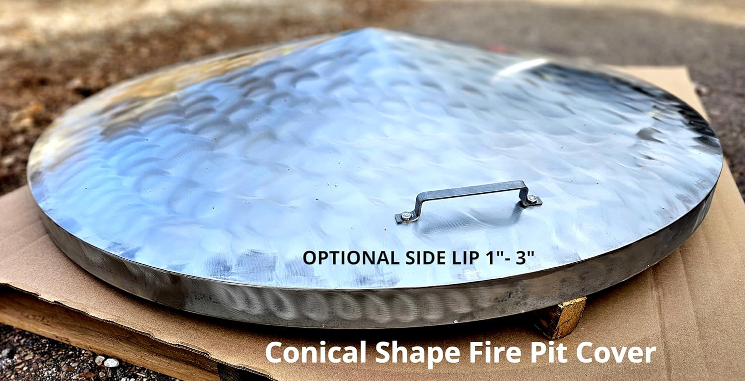 Fire Pit Cover Conical Shape 39