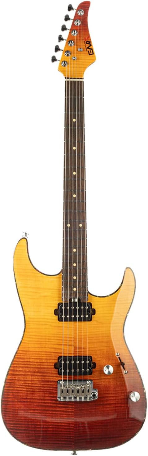 EART EYP-Elite Soild Body Electric Guitar with Roasted Mahogany Custom Artones-HBC115 Pickups NK-Arch-Top Body,Gloss Body Electric Guitar