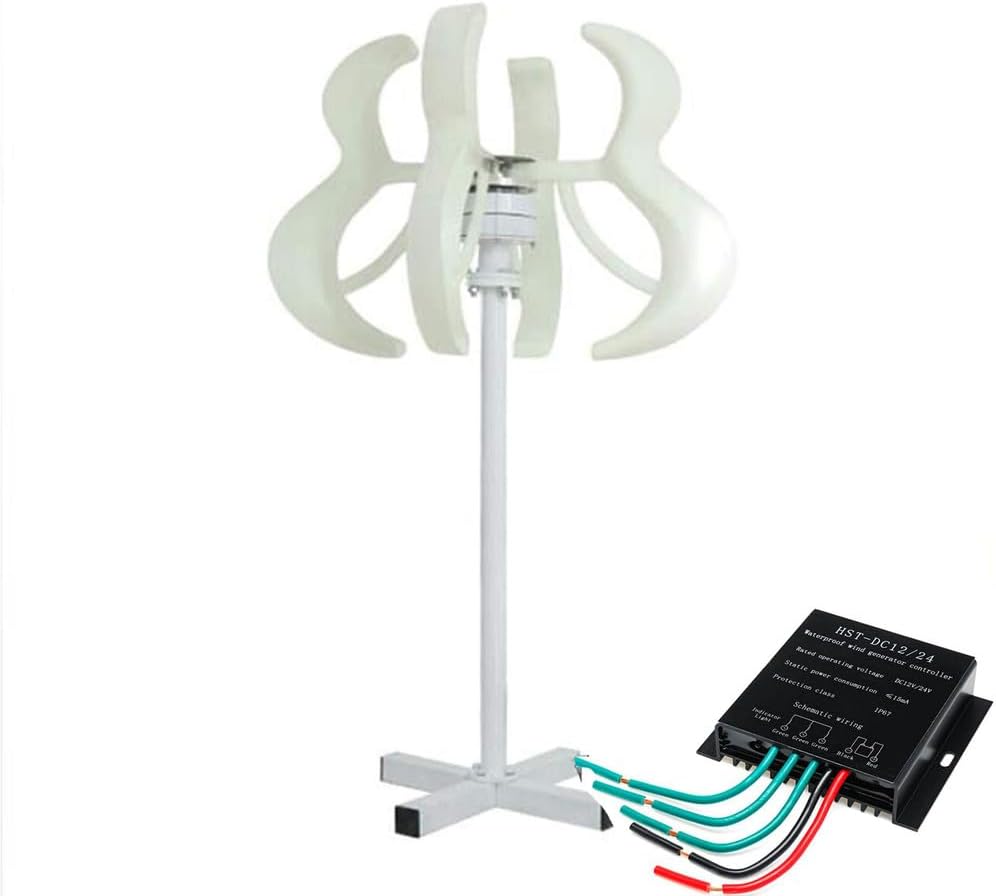 14000W Wind Generator Kit, 12V 24V 48V 220V Wind Turbines Horizontal Home Powers Windmill Energy Turbines Charge(No Noise)