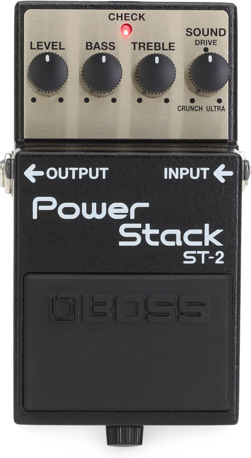BOSS ST-2 Power Stack Guitar Pedal (ST-2), Black