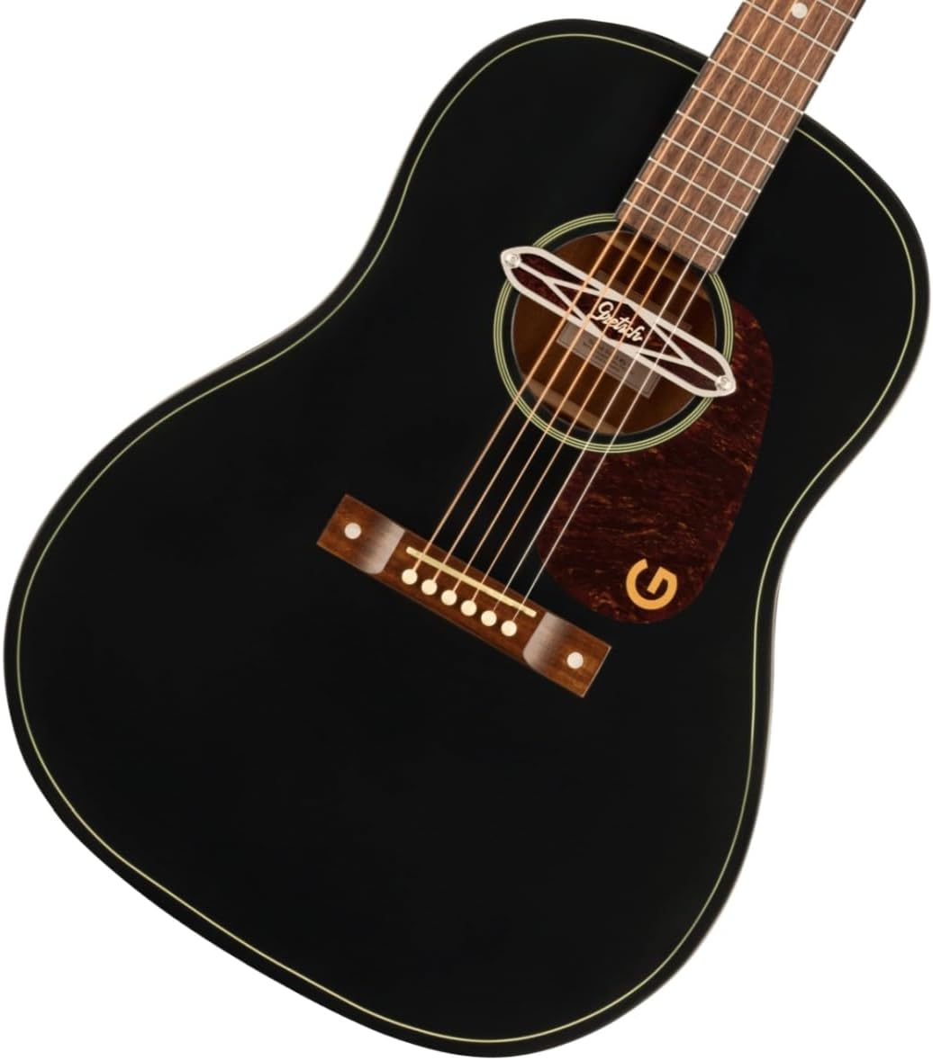Gretsch Jim Dandy Deltoluxe Dreadnought Acoustic-electric Guitar - Black