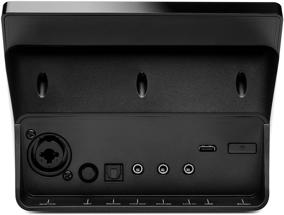 Hercules Stream 200 XLR Pro Audio Mixer for Advanced Content Creators with XLR Mic Pre-Amp, LCD Screen, High Resolution Encoders, 4 Actions Buttons and Customizable Interface Bundle With Cleaning Kit