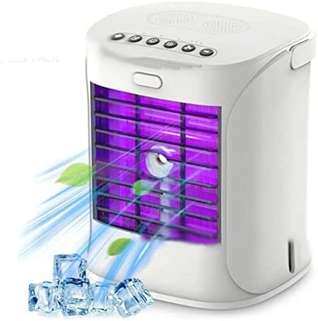 Mini Portable Air Conditioner, Personal Evaporative Air Cooler, Desk Cooling Fan, Mini Air Conditioner for Bedroom Office Outdoor