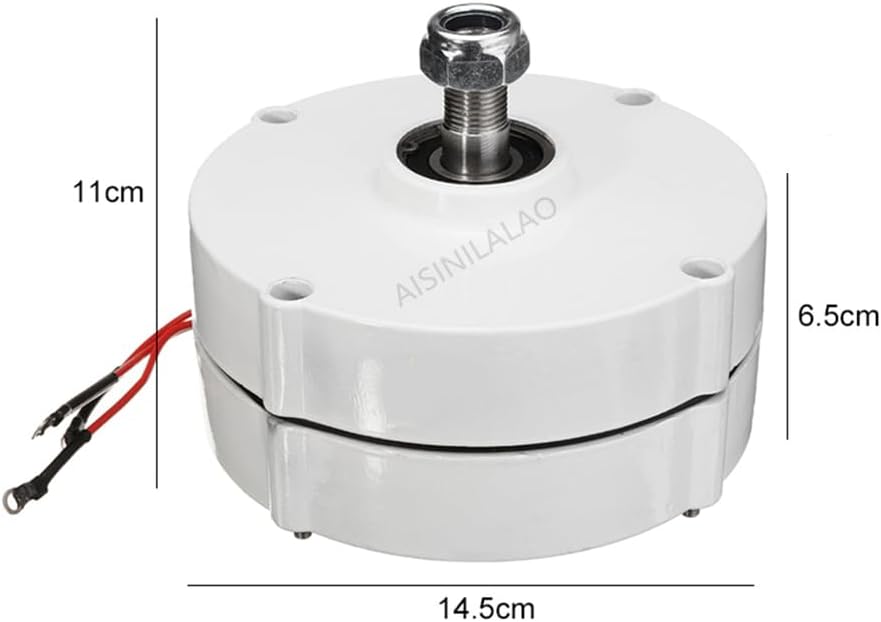 48V,8000W Low Noise Low Speed 3Phase Gearless Permanent Magnet Generator,12V-220V Alternator Generators AC Use for Wind Turbine Water Turbine