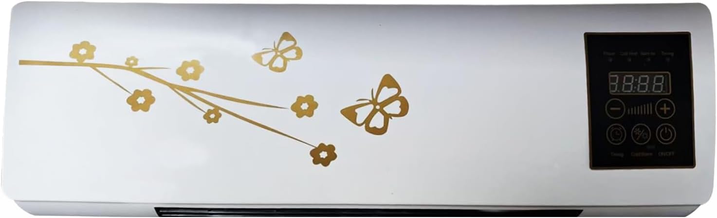 Climafy Portable Ductless Air Conditioner, Wall Mounted Split Max Air Conditioner, Mini Split Ac/Heating System Super Quiet Fast Cooling/Heating for Bedroom Living Room B 1PCS