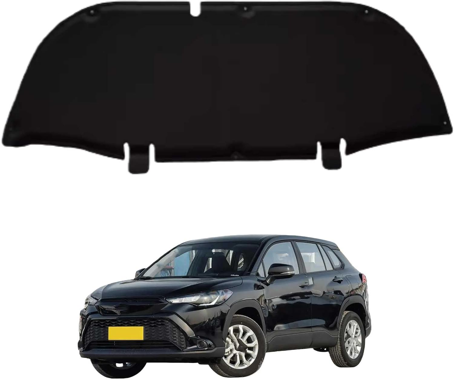 Car Front Hood Engine Sound Pad for Toyota Front lrnd 2022-2025, Heat Insulation Cotton Mat Cover Soundproof Car Accessories