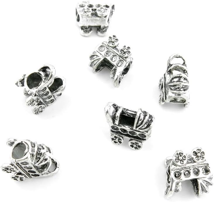 Price per Lot 310 PCS Jewelry Making Charms Antique Silver Tone Color Jewellery Charme Findingss Bulk Wholesale Suppliers Arts Crafts 776GT Stroller Loose Beads